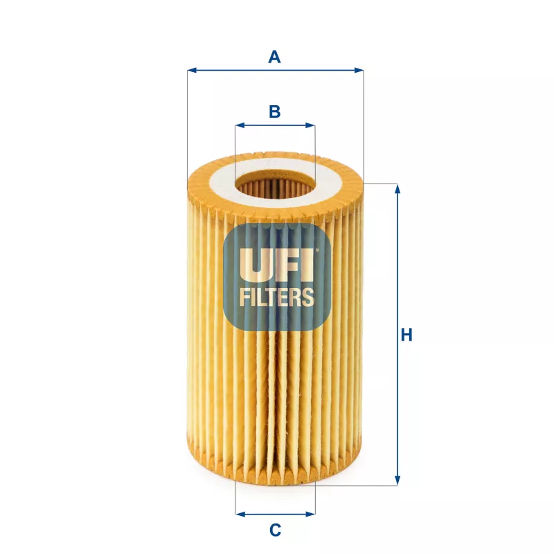 Filtre à huile UFI 25.022.00