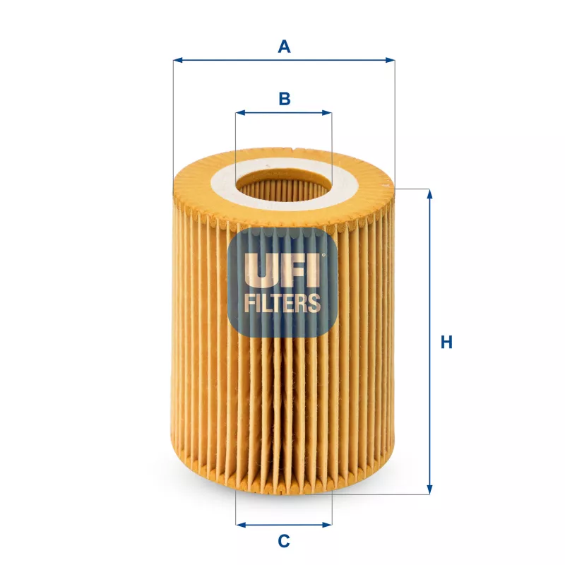 Filtre à huile UFI 25.027.00