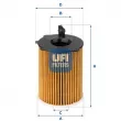 Filtre à huile UFI 25.037.00 - Visuel 2