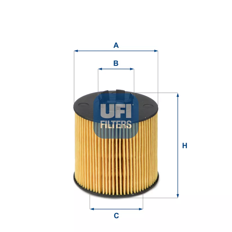 Filtre à huile UFI 25.047.00