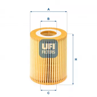 Filtre à huile UFI 25.069.00