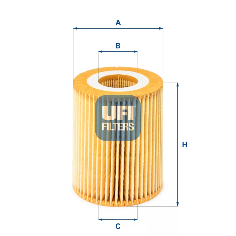 Filtre à huile UFI 25.069.00
