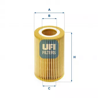 Filtre à huile UFI 25.074.00