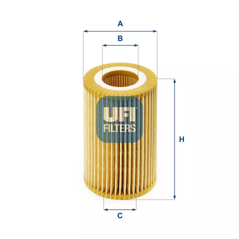 Filtre à huile UFI 25.074.00