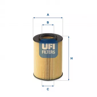 Filtre à huile UFI 25.075.00