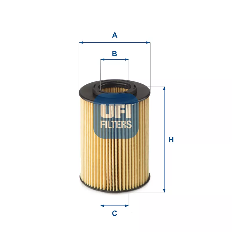 Filtre à huile UFI 25.075.00