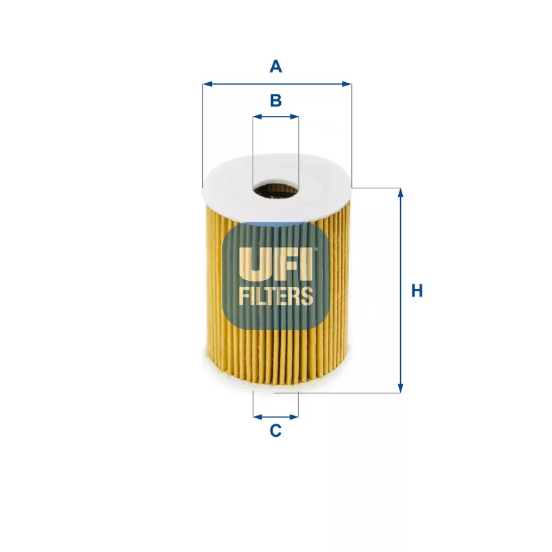 Filtre à huile UFI 25.091.00