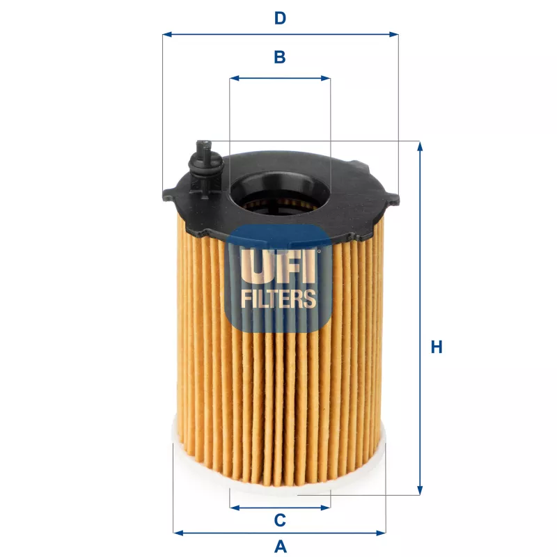 Filtre à huile UFI 25.128.00
