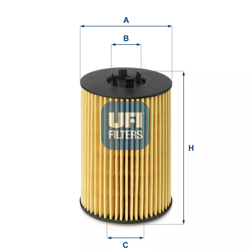 Filtre à huile UFI 25.144.00