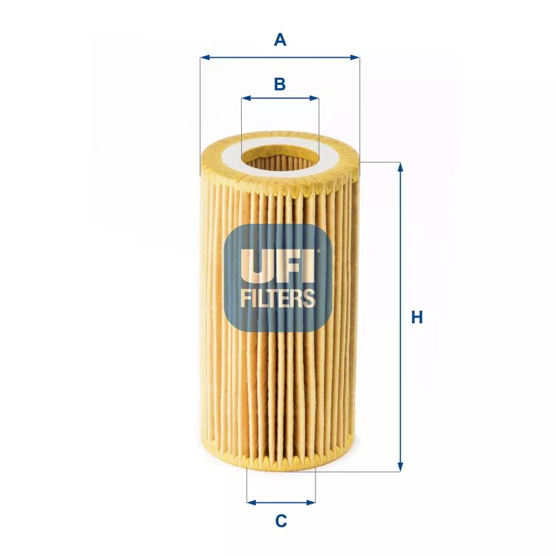 Filtre à huile UFI 25.180.00