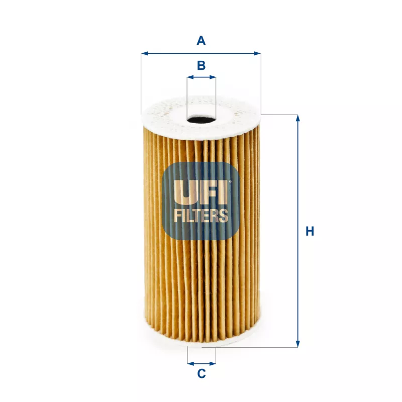 Filtre à huile UFI 25.186.00