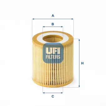 Filtre à huile UFI 25.191.00
