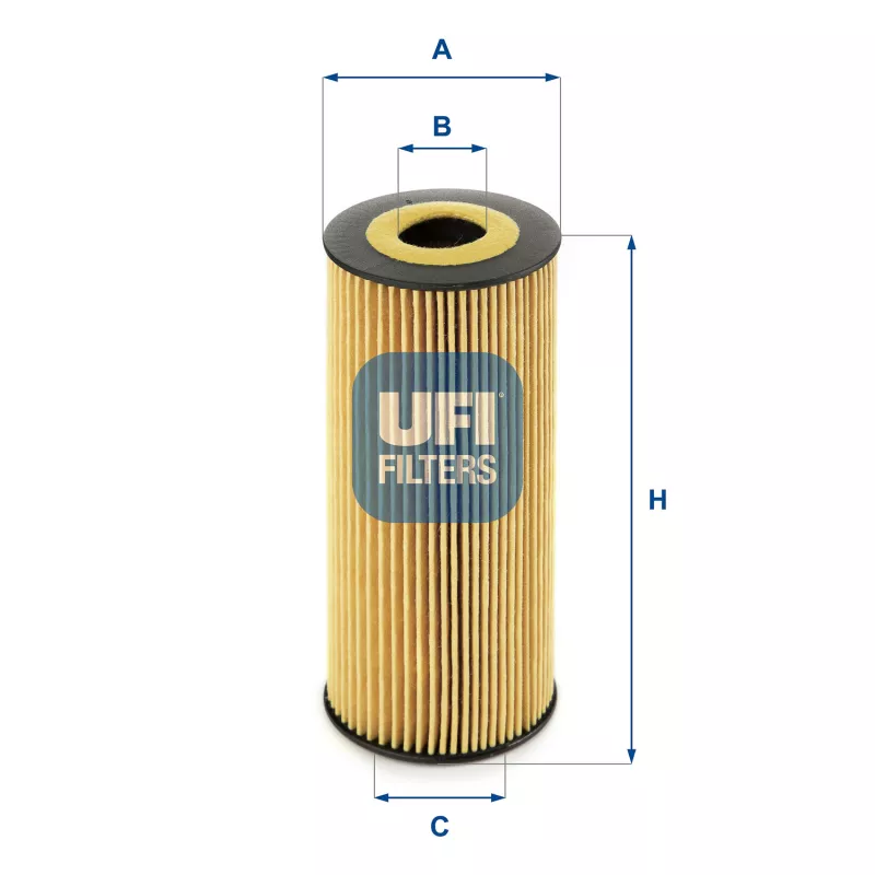 Filtre à huile UFI 25.198.00