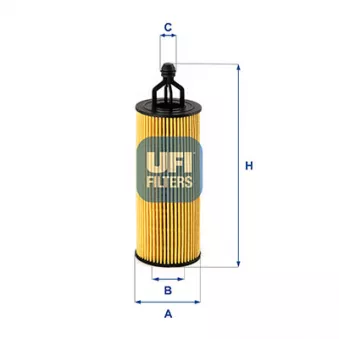 Filtre à huile UFI