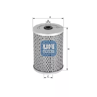 Filtre à huile UFI 25.530.00