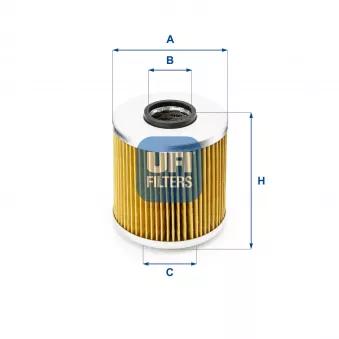 Filtre à huile UFI 25.541.00