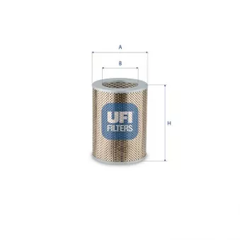 Filtre à huile UFI 25.681.00