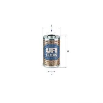 Filtre à huile UFI 25.684.00