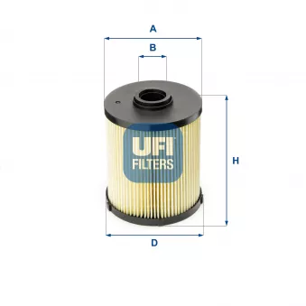 Filtre à carburant UFI 26.006.00