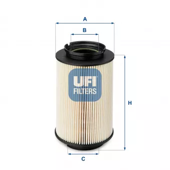 Filtre à carburant UFI 26.014.00