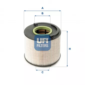 Filtre à carburant UFI 26.015.00