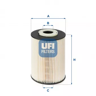 Filtre à carburant UFI 26.020.00