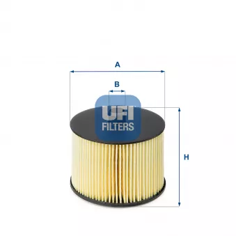 Filtre à carburant UFI 26.022.00