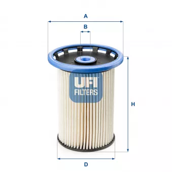 Filtre à carburant UFI 26.025.00
