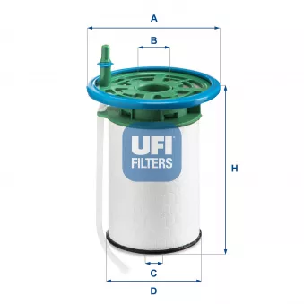 Filtre à carburant UFI 26.053.00