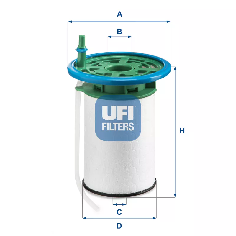 Filtre à carburant UFI 26.053.00
