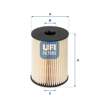 Filtre à carburant UFI 26.054.00