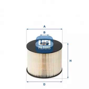 Filtre à carburant UFI 26.055.00