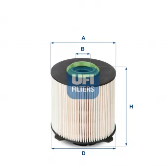 Filtre à carburant UFI 26.058.00