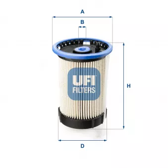 Filtre à carburant UFI 26.065.00