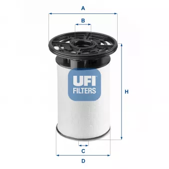 Filtre à carburant UFI 26.076.00