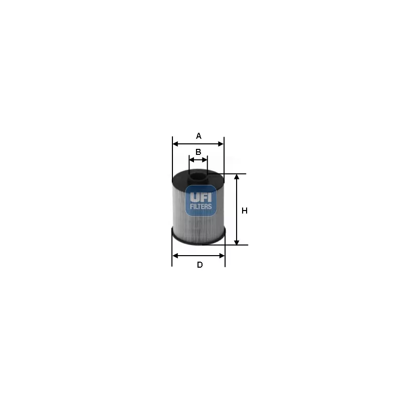 Filtre à carburant UFI 26.077.00