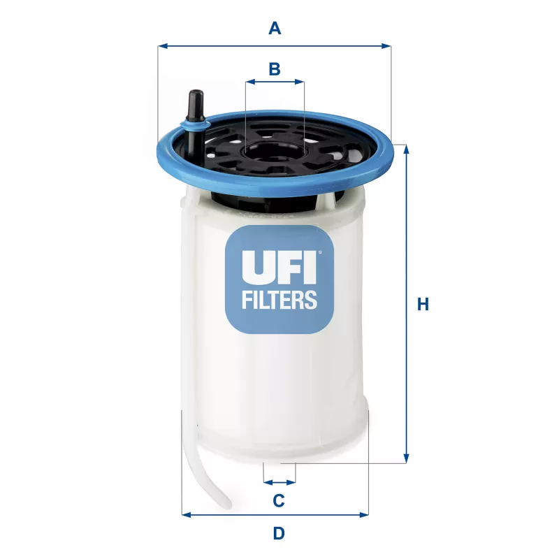 Filtre à carburant UFI 26.079.00
