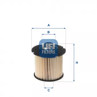 Filtre à carburant UFI 26.104.00