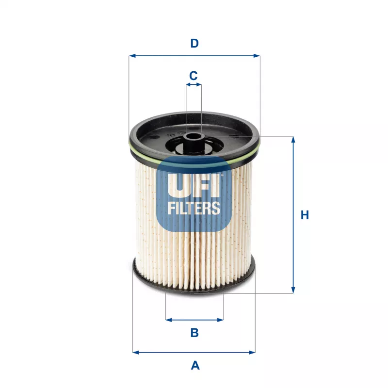 Filtre à carburant UFI 26.122.00
