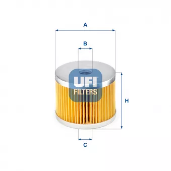 Filtre à carburant UFI 26.652.00