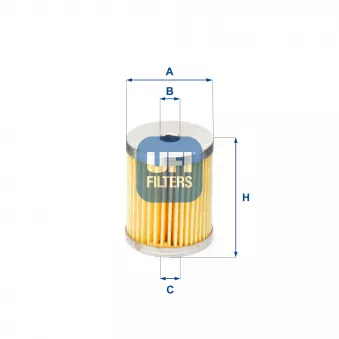 Filtre à carburant UFI 26.660.00