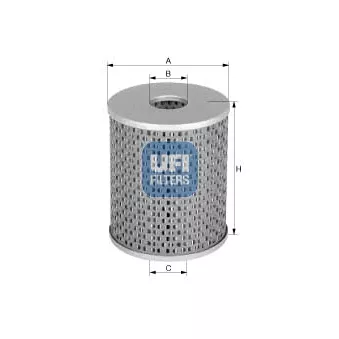 Filtre à carburant UFI 26.670.00