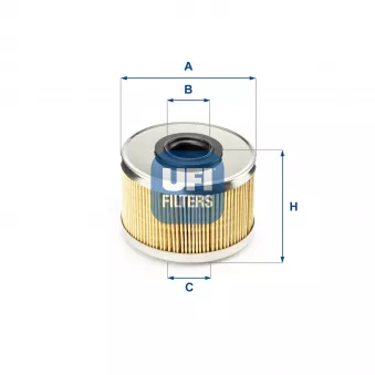 Filtre à carburant UFI 26.686.00