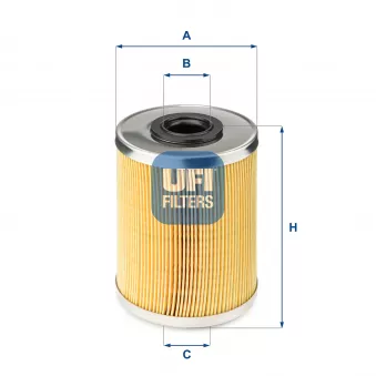 Filtre à carburant UFI 26.687.00