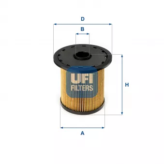 Filtre à carburant UFI 26.690.00