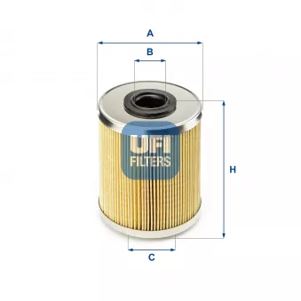 Filtre à carburant UFI 26.695.00