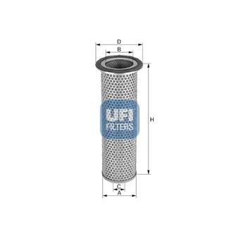 Filtre à air UFI 27.016.00
