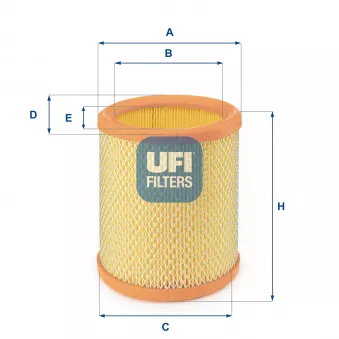 Filtre à air UFI 27.196.00