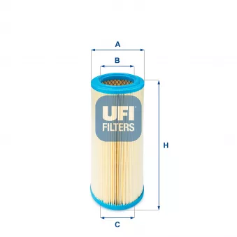 Filtre à air UFI 27.367.00
