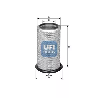 Filtre à air UFI 27.454.00